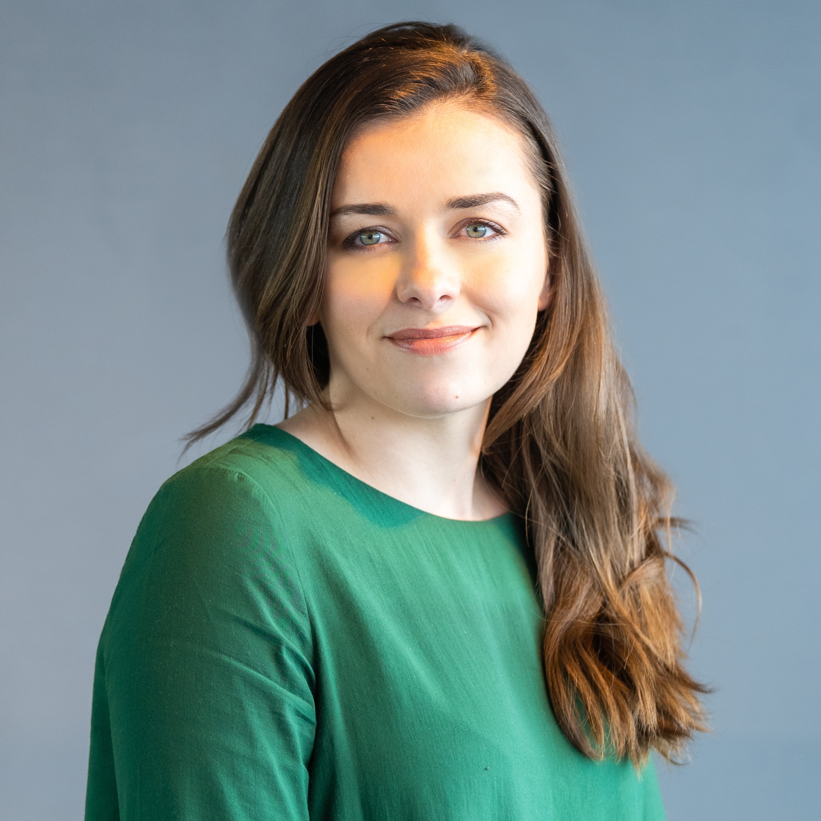 Portrait of Caitriona O'Sullivan, the Design Director of Lore Group.